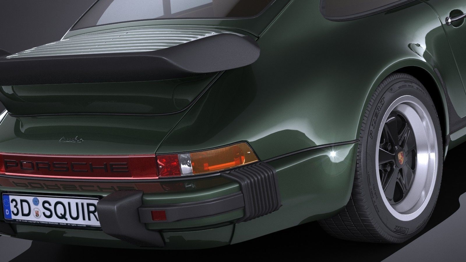 Porsche 911 930 Turbo 1975 VRAY 3D model_3