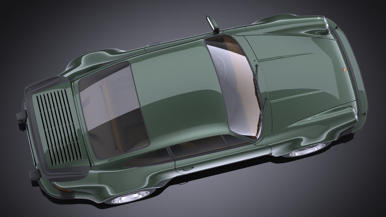 Porsche 911 930 Turbo 1975 VRAY 3D model_7