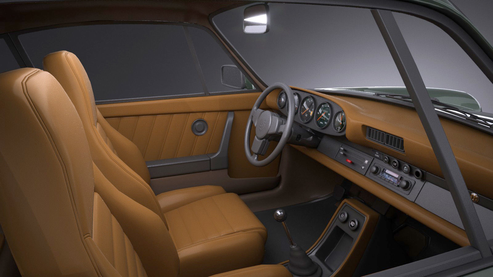 Porsche 911 930 Turbo 1975 VRAY 3D model_10