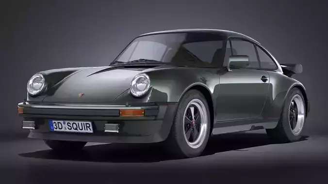 Porsche 911 930 Turbo 1975 VRAY 3D model