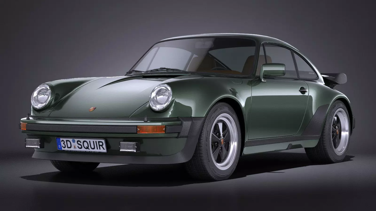 Porsche 911 930 Turbo 1975 VRAY 3D model_0