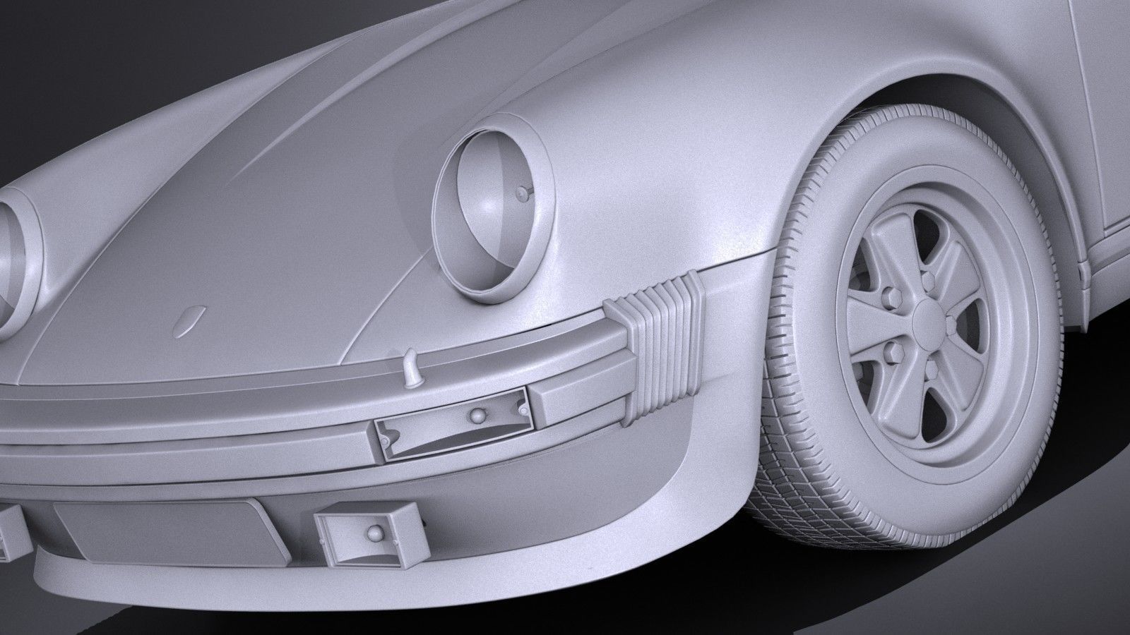 Porsche 911 930 Turbo 1975 VRAY 3D model_12
