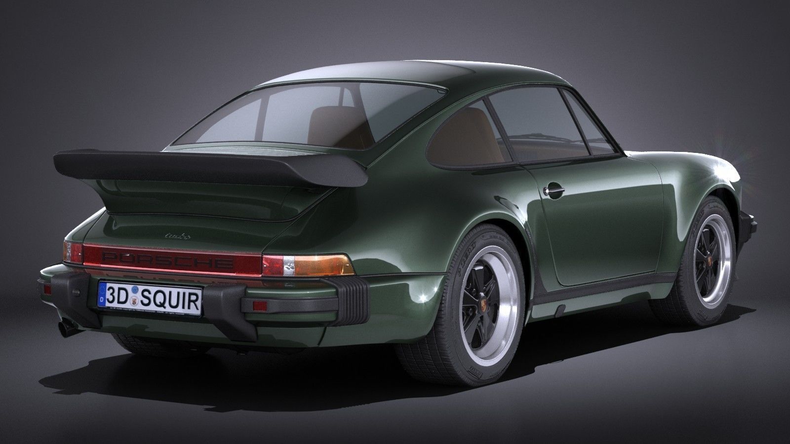 Porsche 911 930 Turbo 1975 VRAY 3D model_5