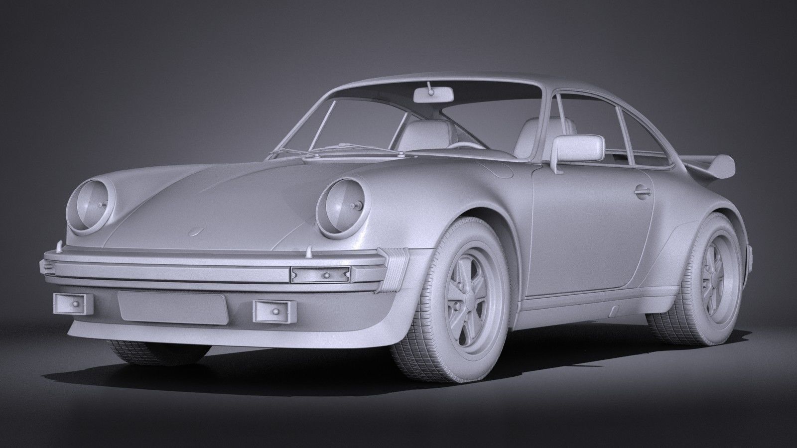 Porsche 911 930 Turbo 1975 VRAY 3D model_11