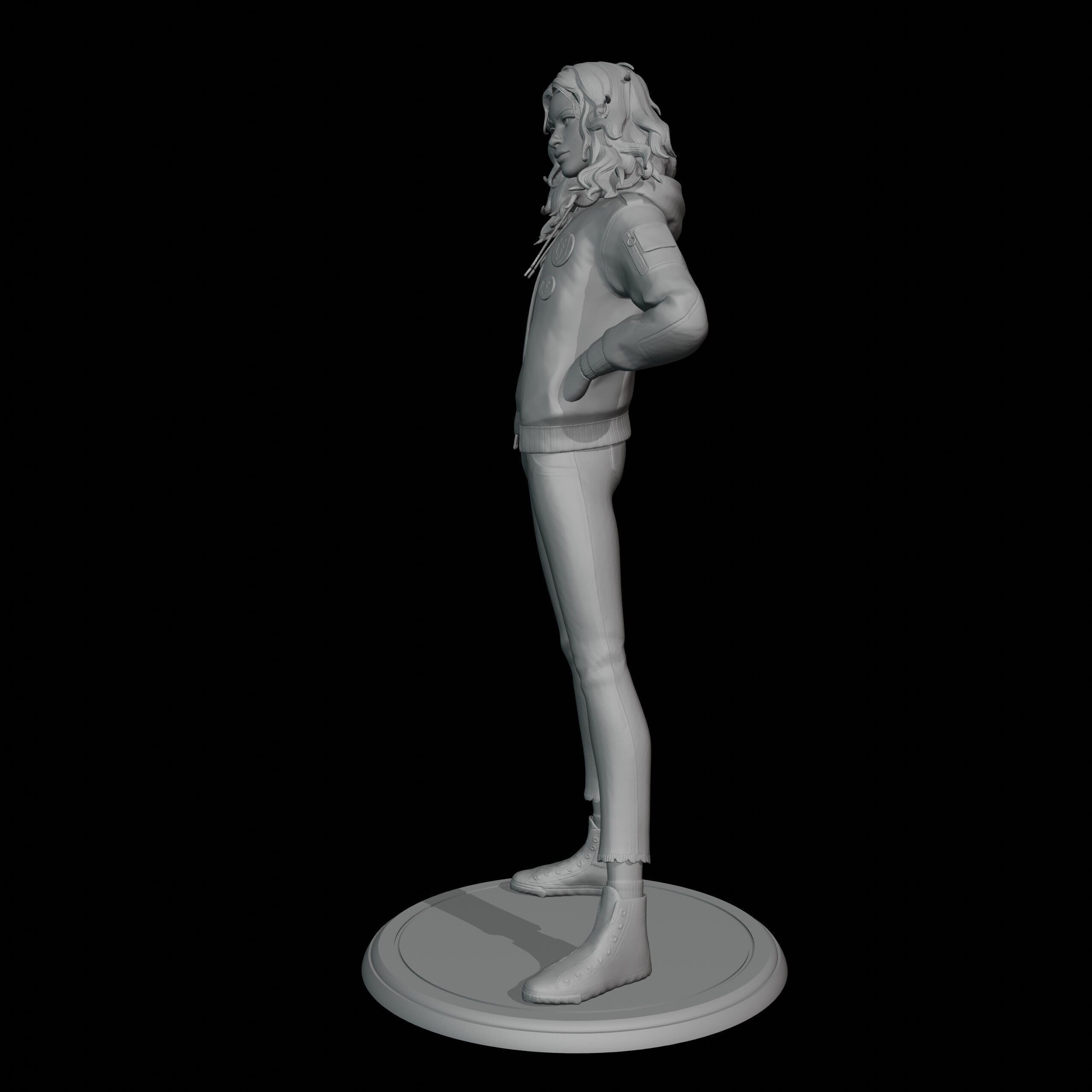Mary Jane  3D print model_3