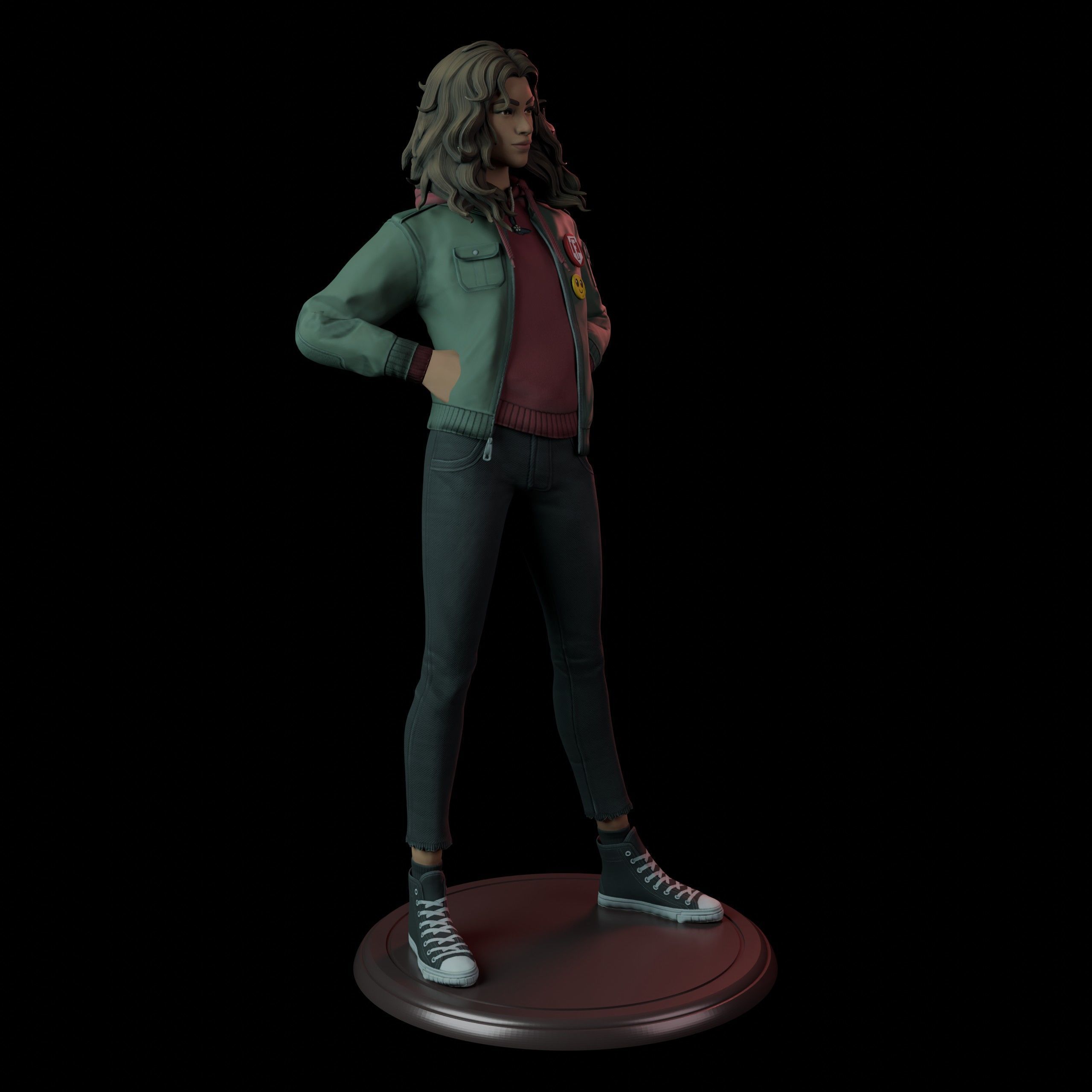 Mary Jane  3D print model_10