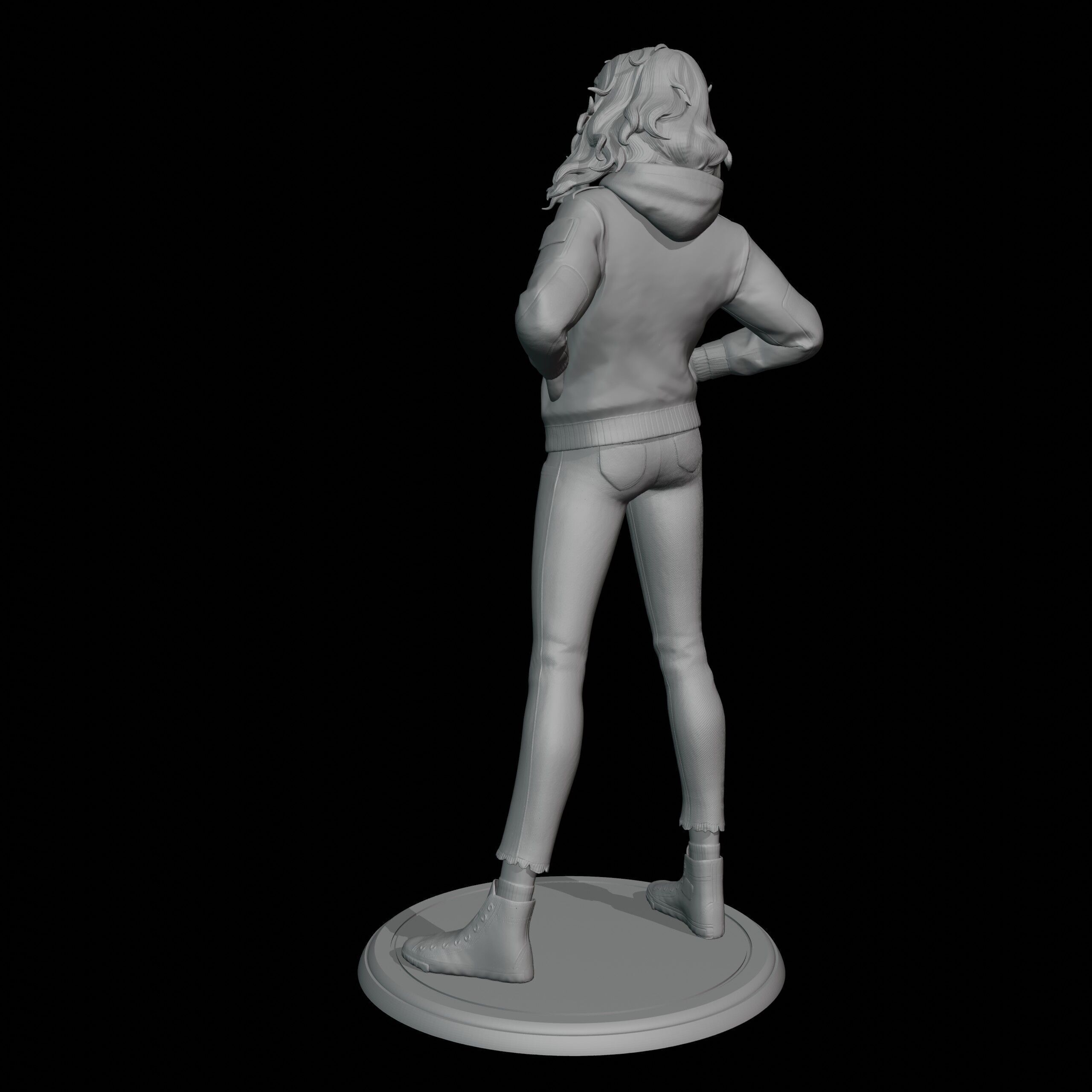 Mary Jane  3D print model_5
