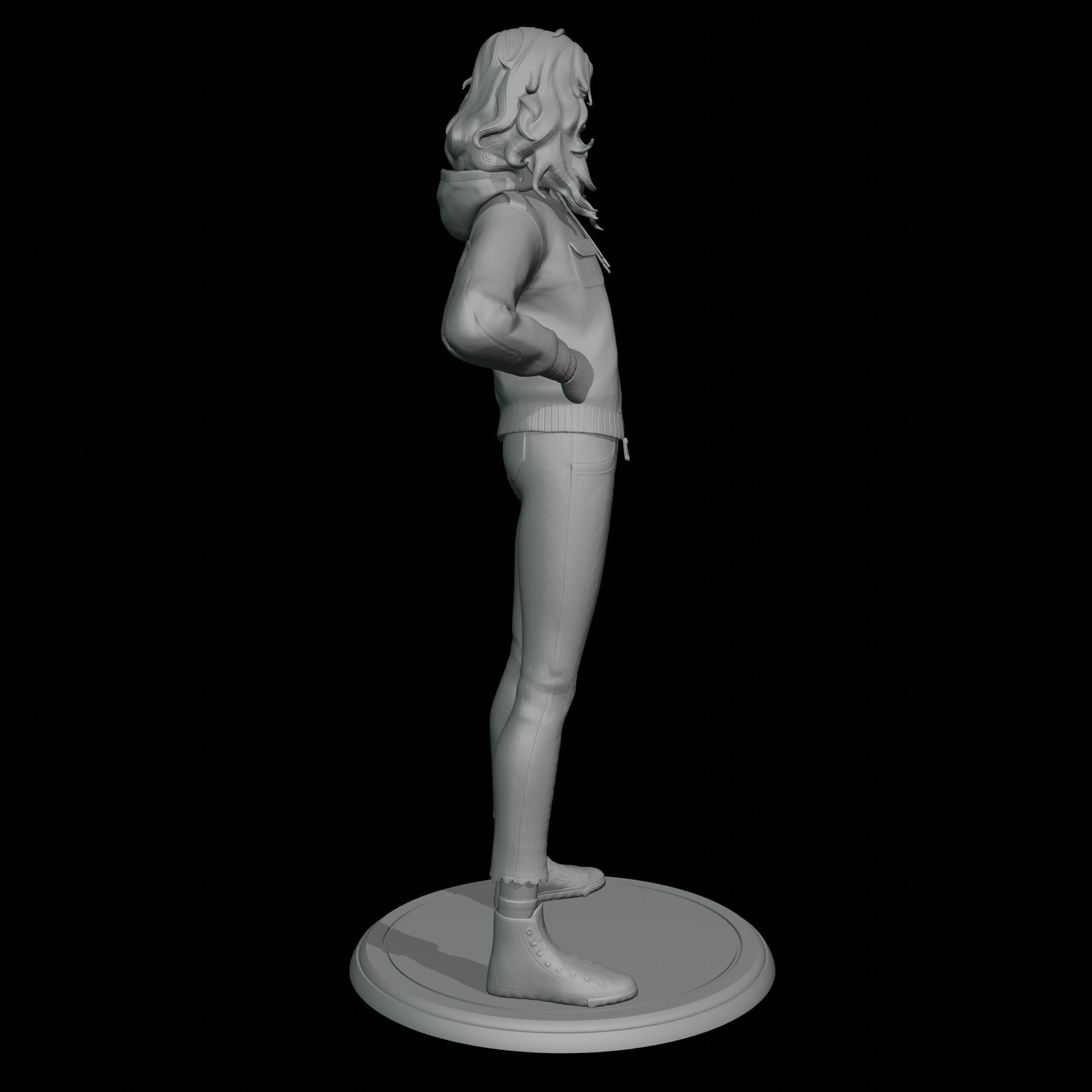 Mary Jane  3D print model_9