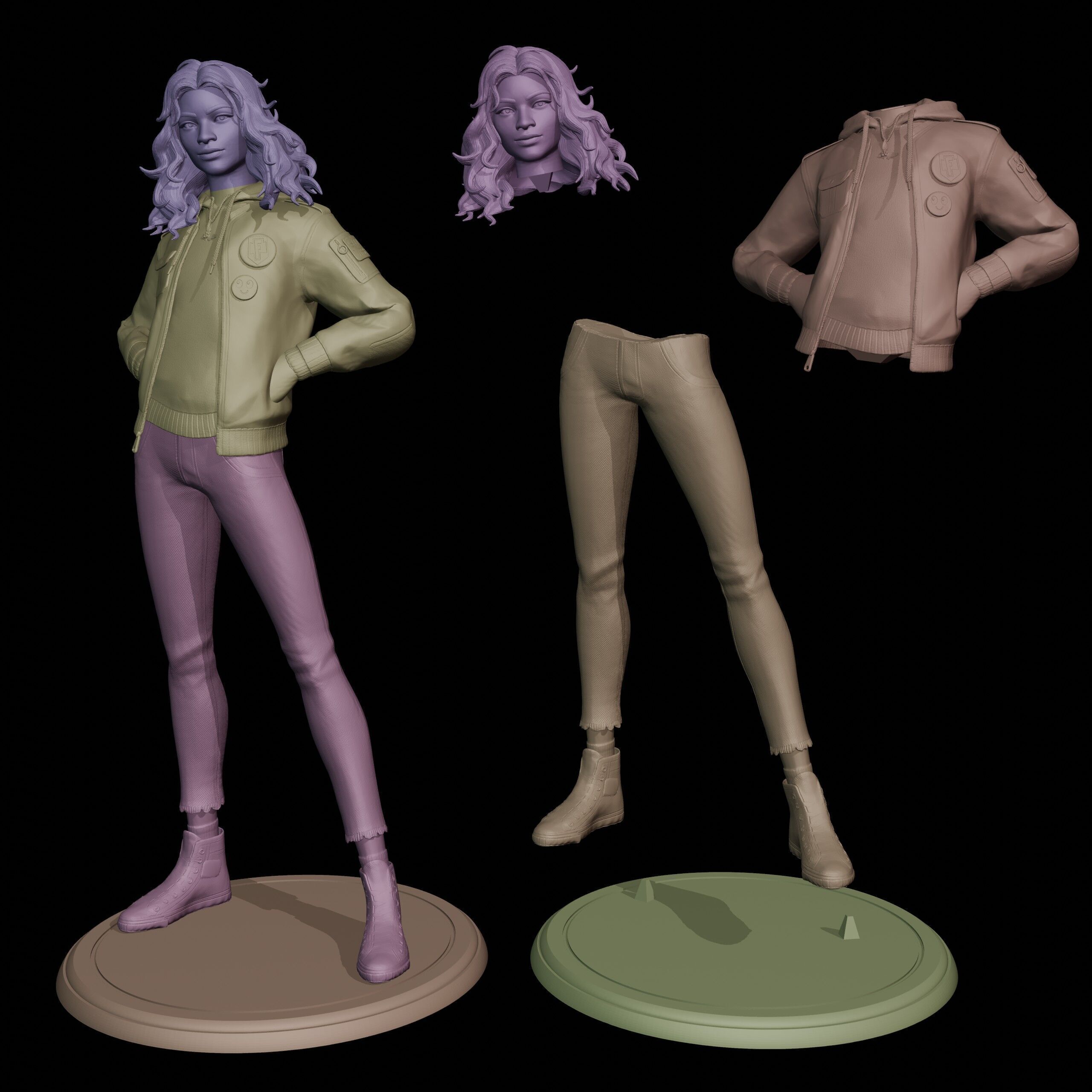 Mary Jane  3D print model_12