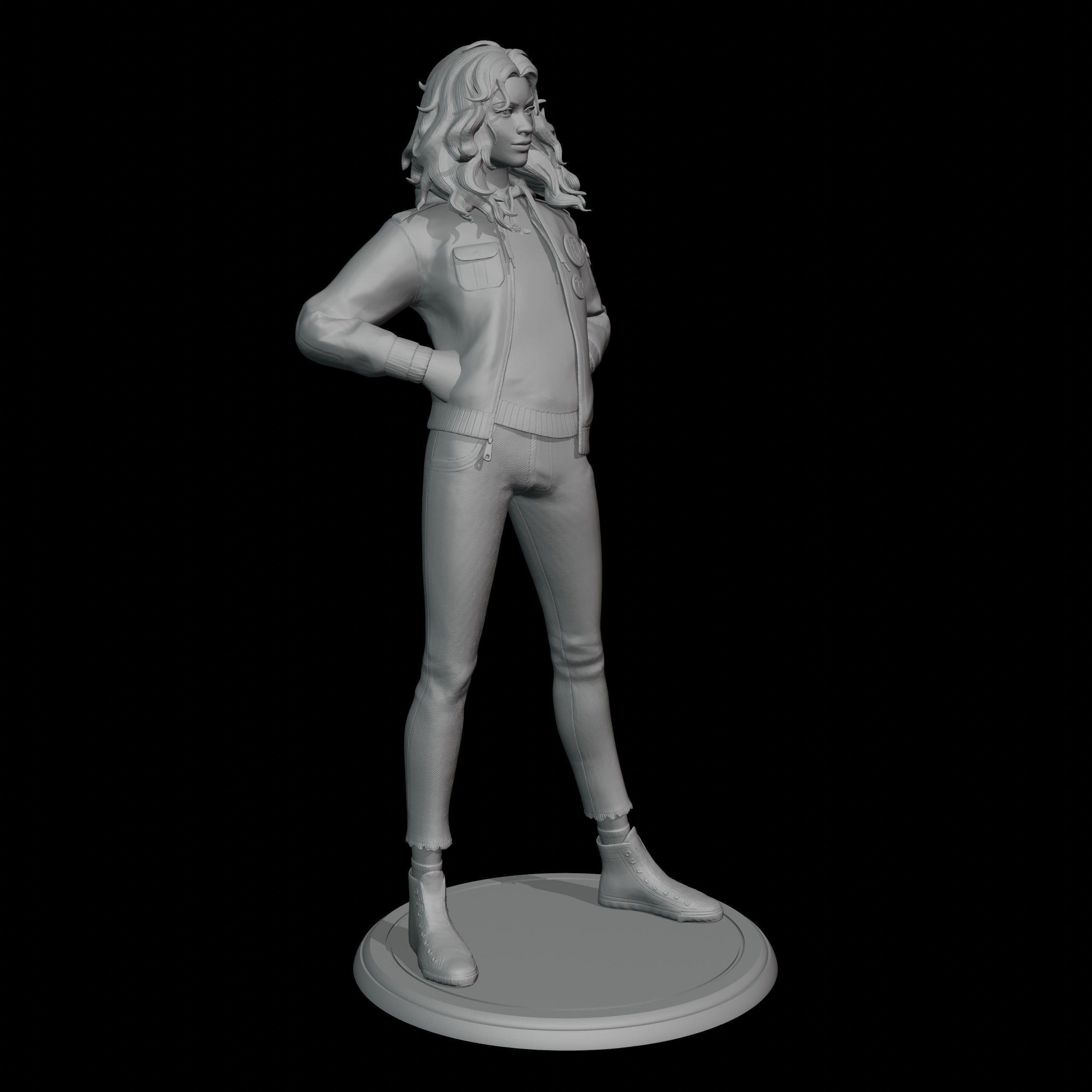 Mary Jane  3D print model_11