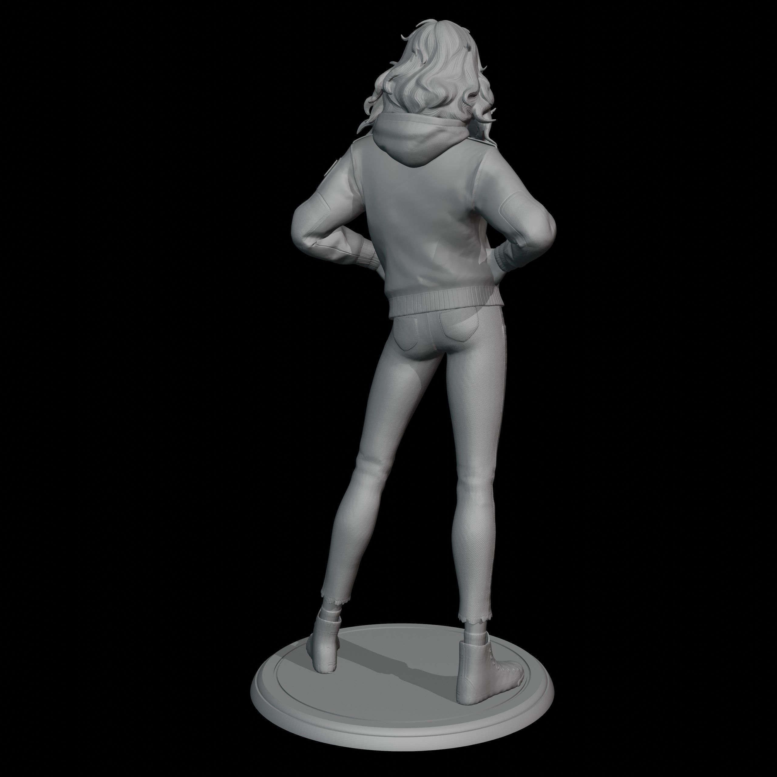 Mary Jane  3D print model_7