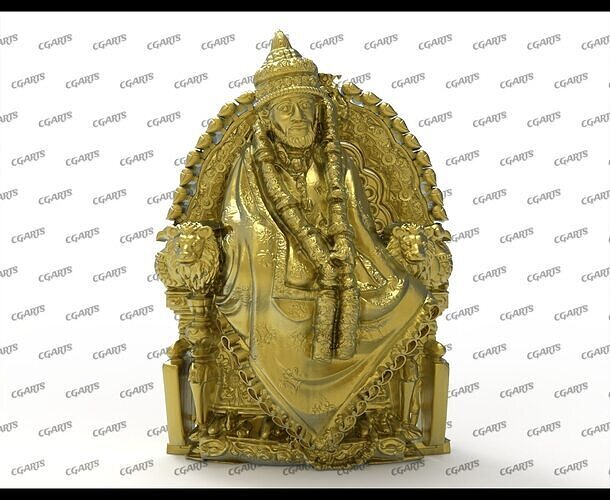 shirdi sai baba  3D print model