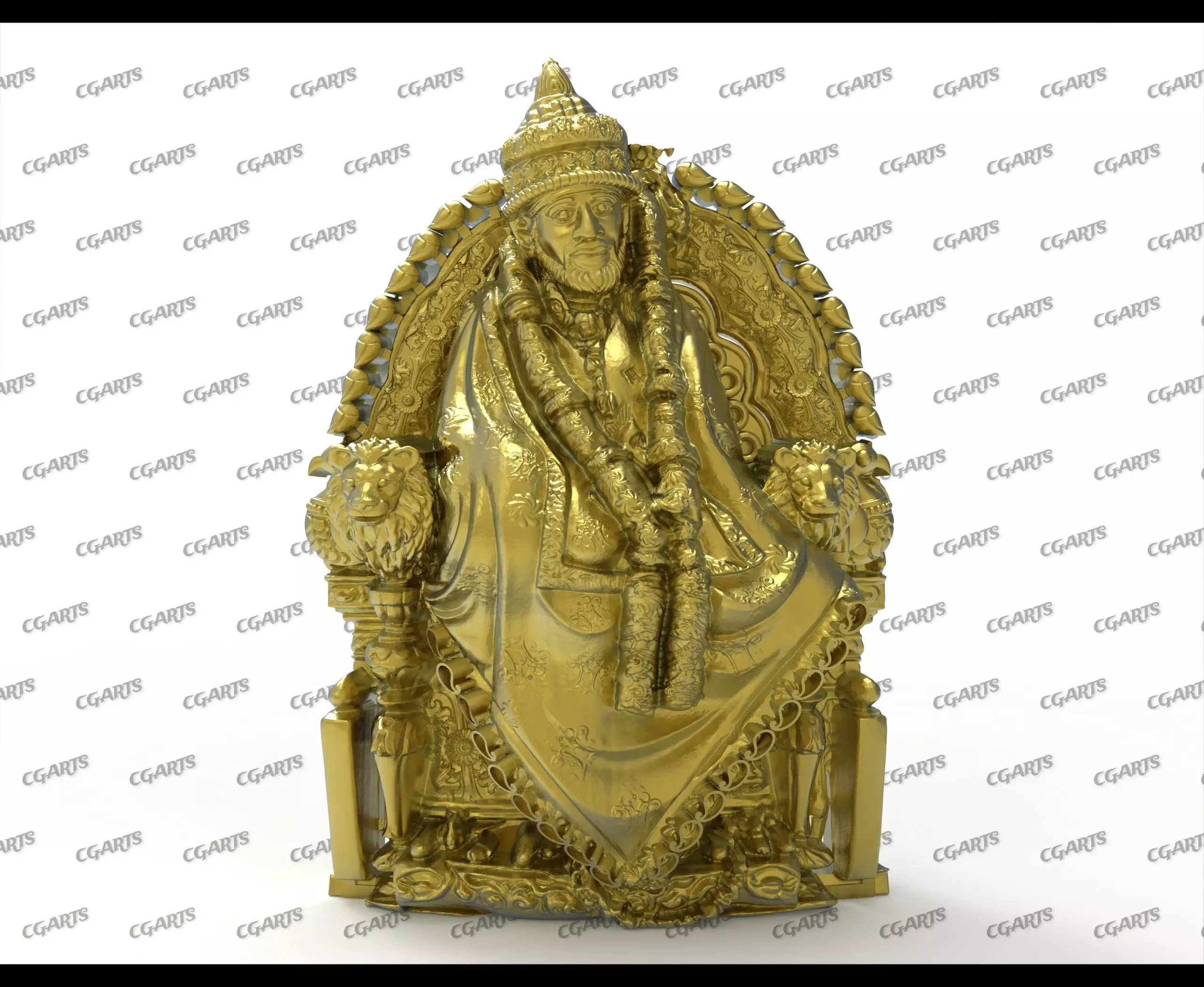 shirdi sai baba 3D print model