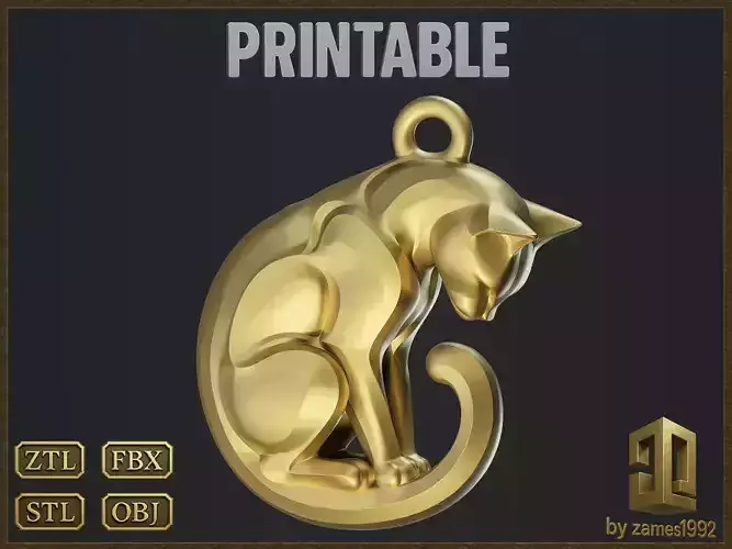 Stylized Cat Jewelry