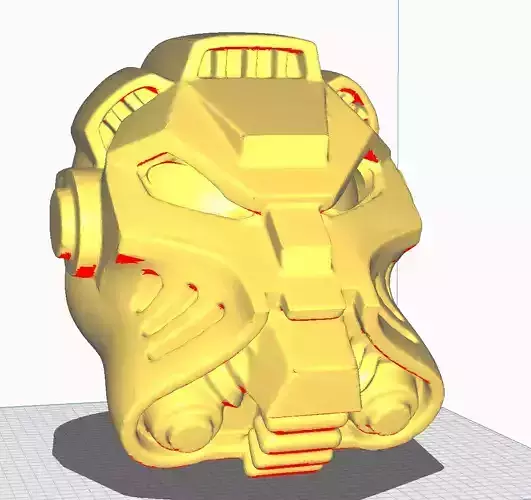 WEARABLE MARINE TERMINATOR HELMET - 3D MODEL