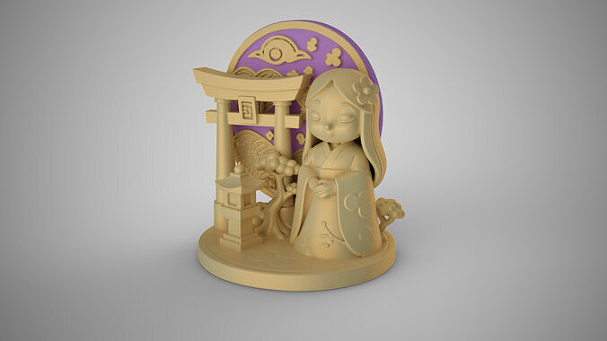 Little Girl Decor 3D print model