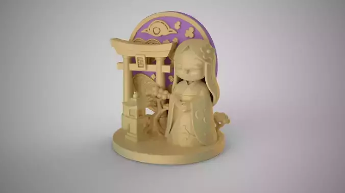 Little Girl Decor 3D print model