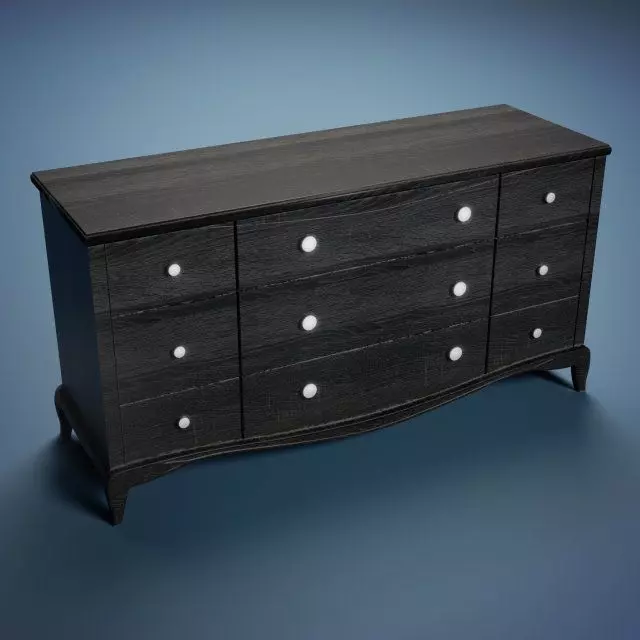 Chest Of Drawers 3D model_0