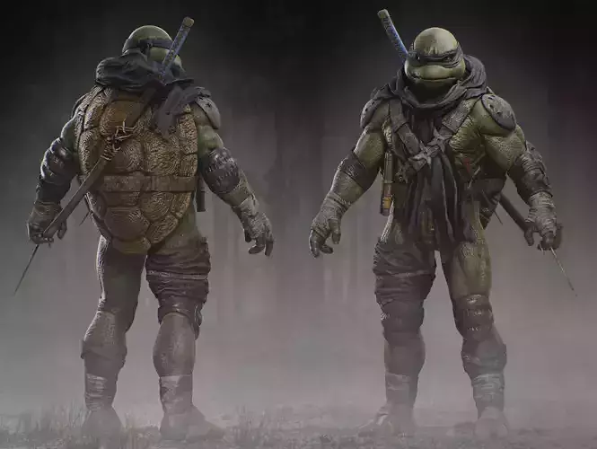 The Last Ronin Low-poly 3D model