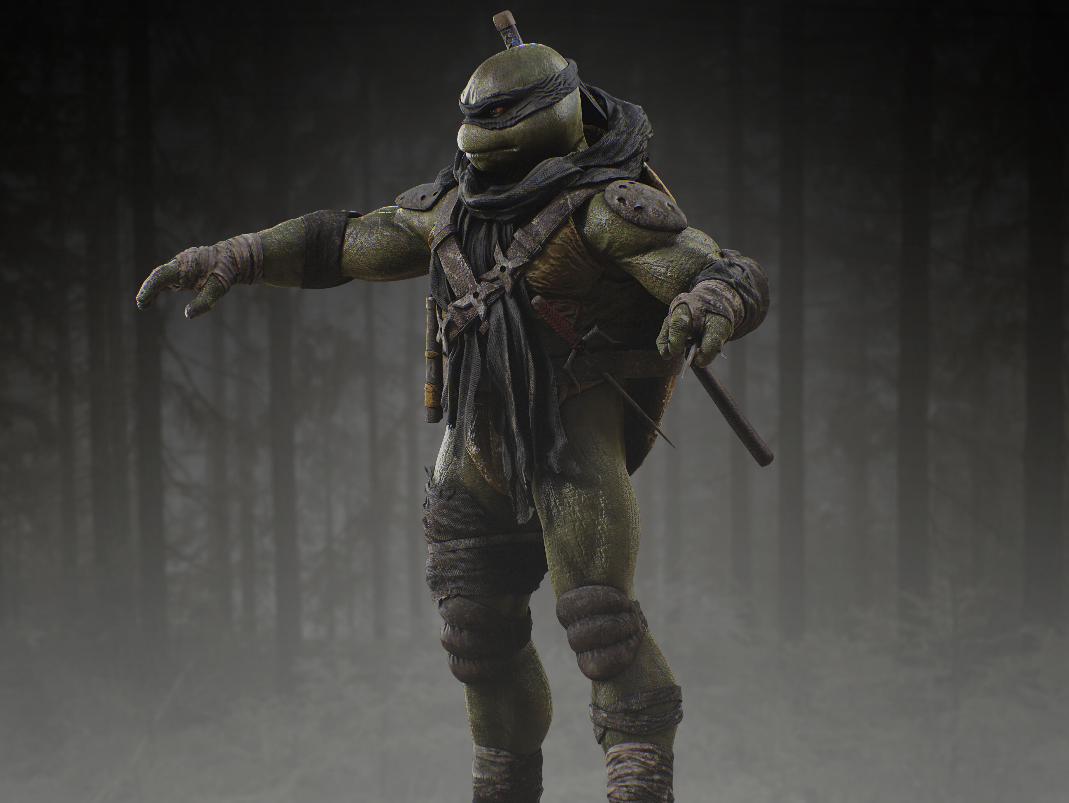 The Last Ronin Low-poly 3D model_9