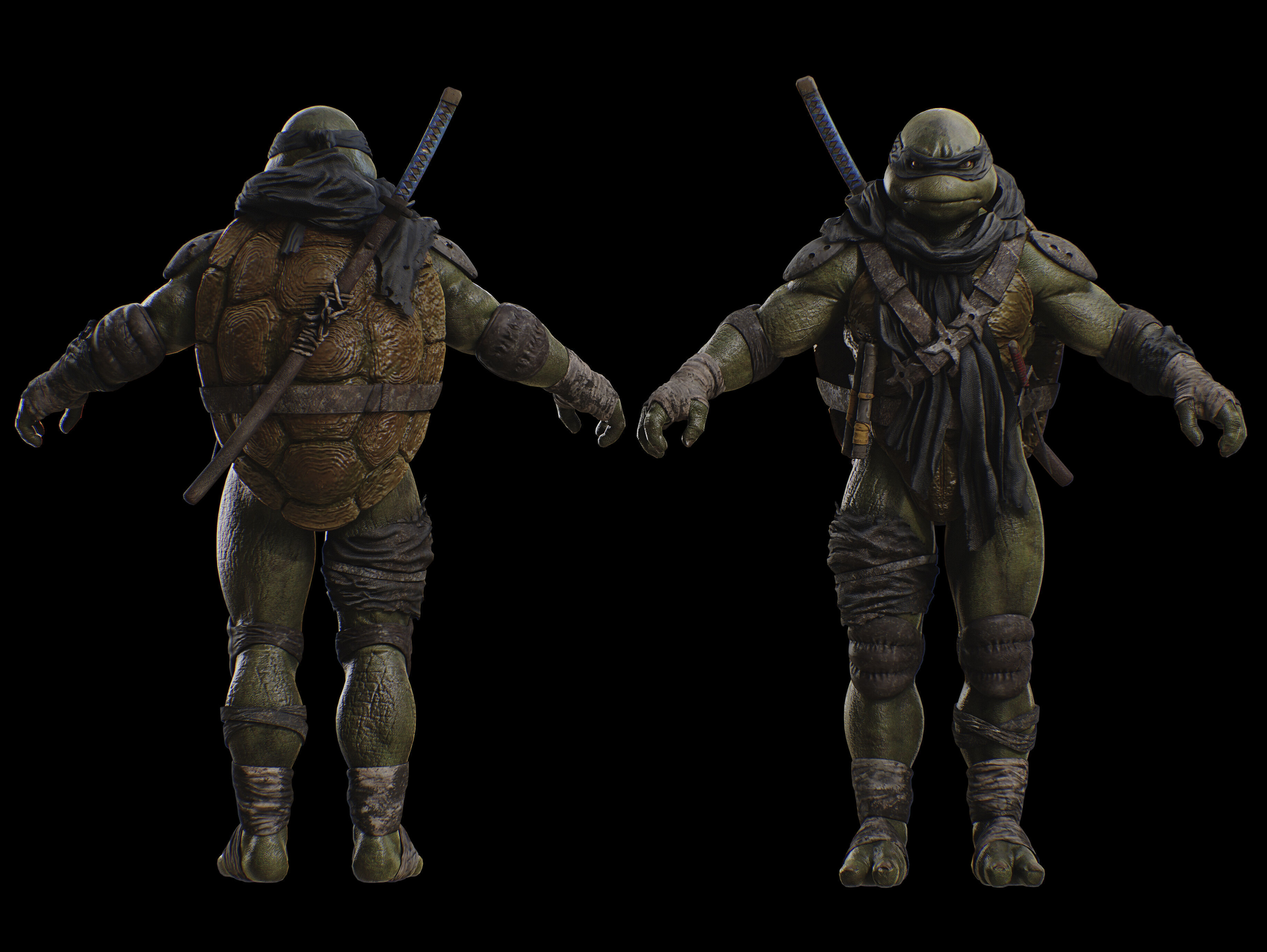 The Last Ronin Low-poly 3D model_10