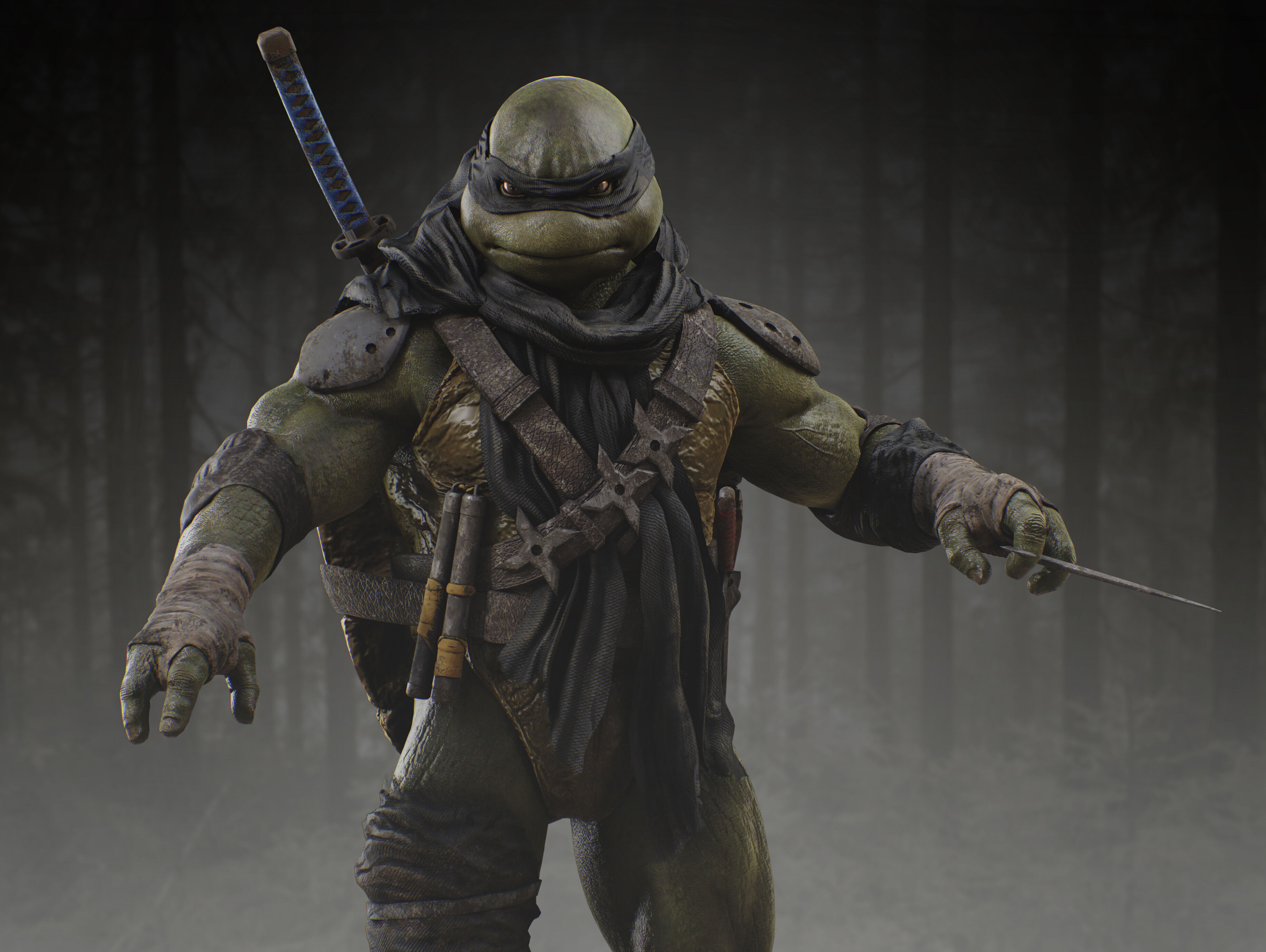 The Last Ronin Low-poly 3D model_5