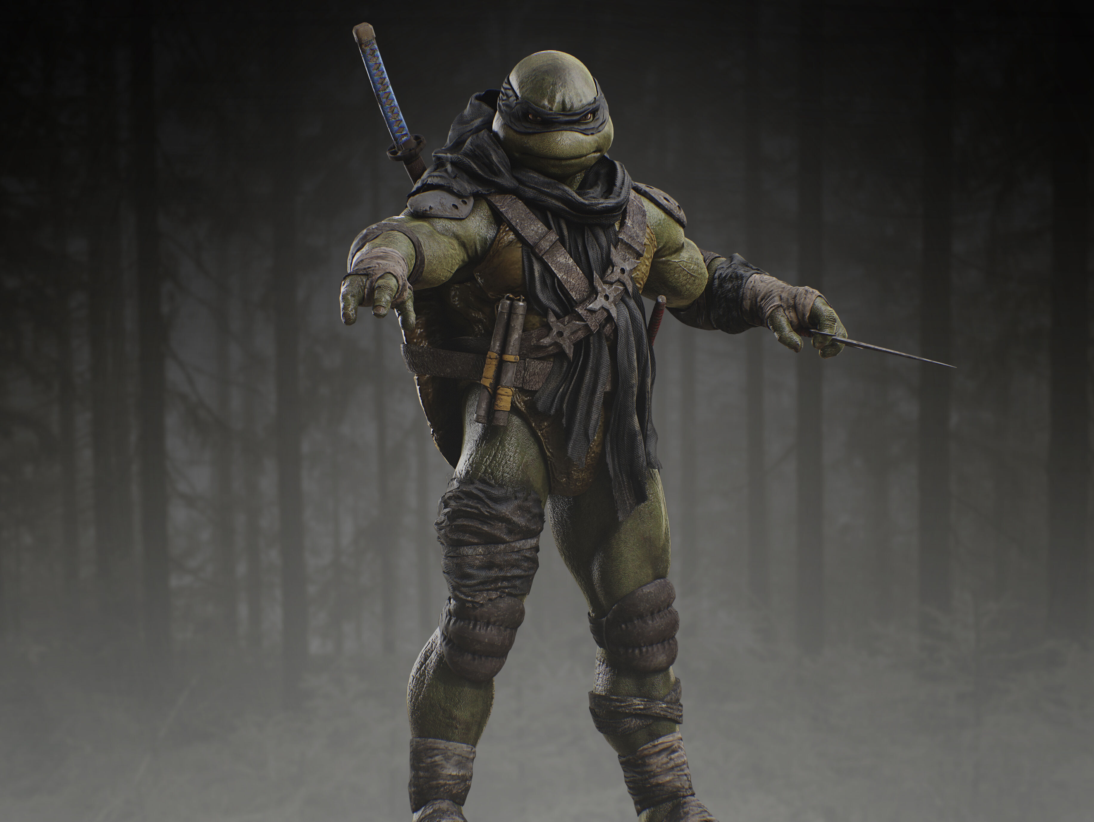 The Last Ronin Low-poly 3D model_7