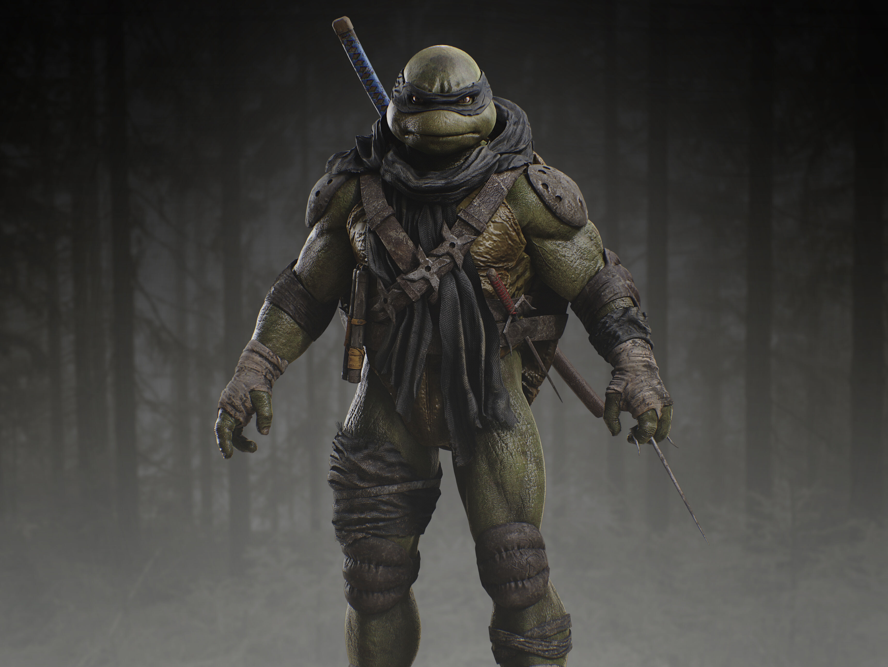 The Last Ronin Low-poly 3D model_2