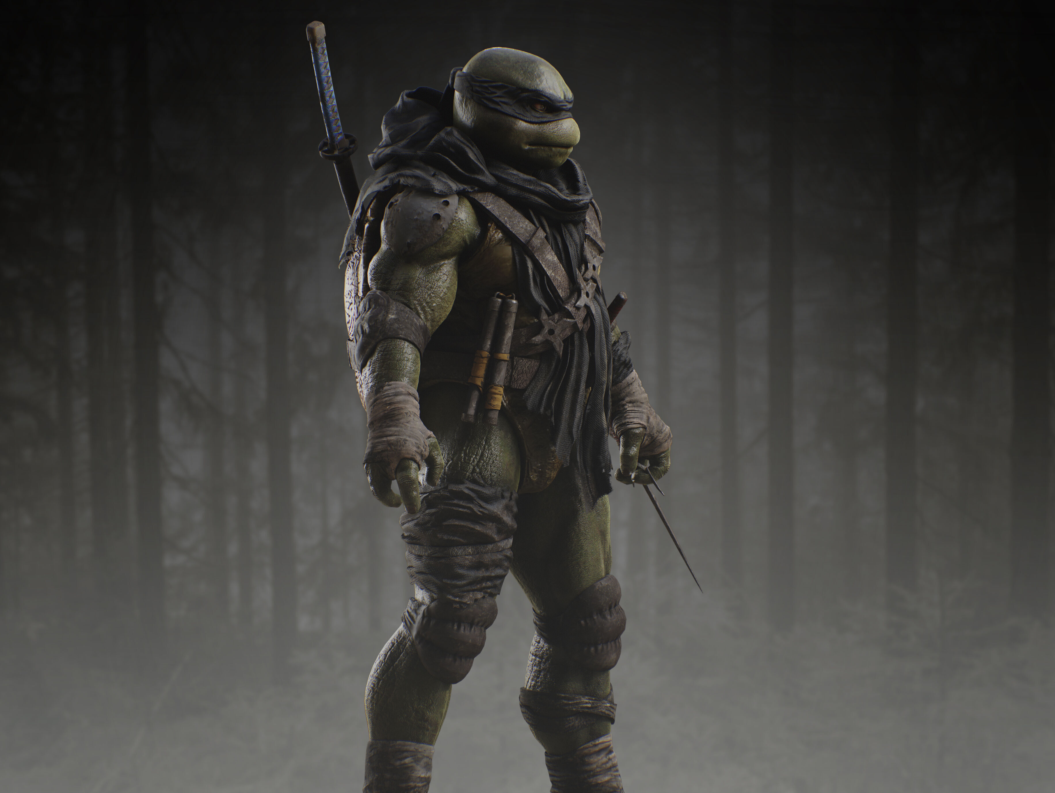 The Last Ronin Low-poly 3D model_6