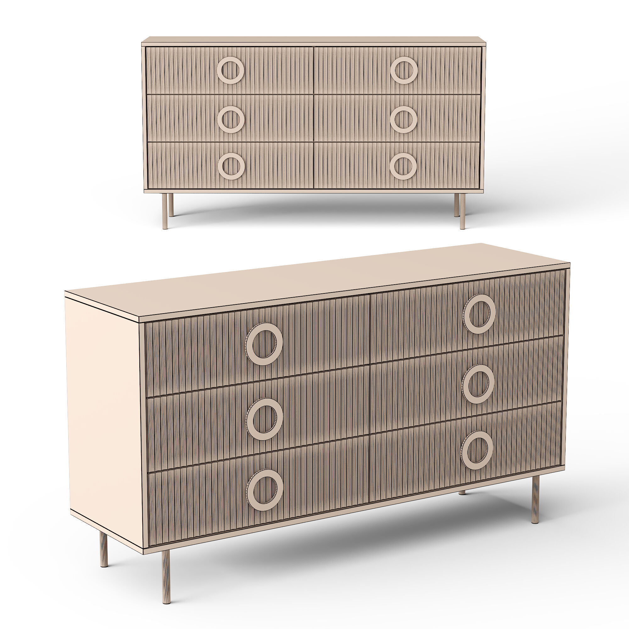 Thatche Sideboard 3D model_2