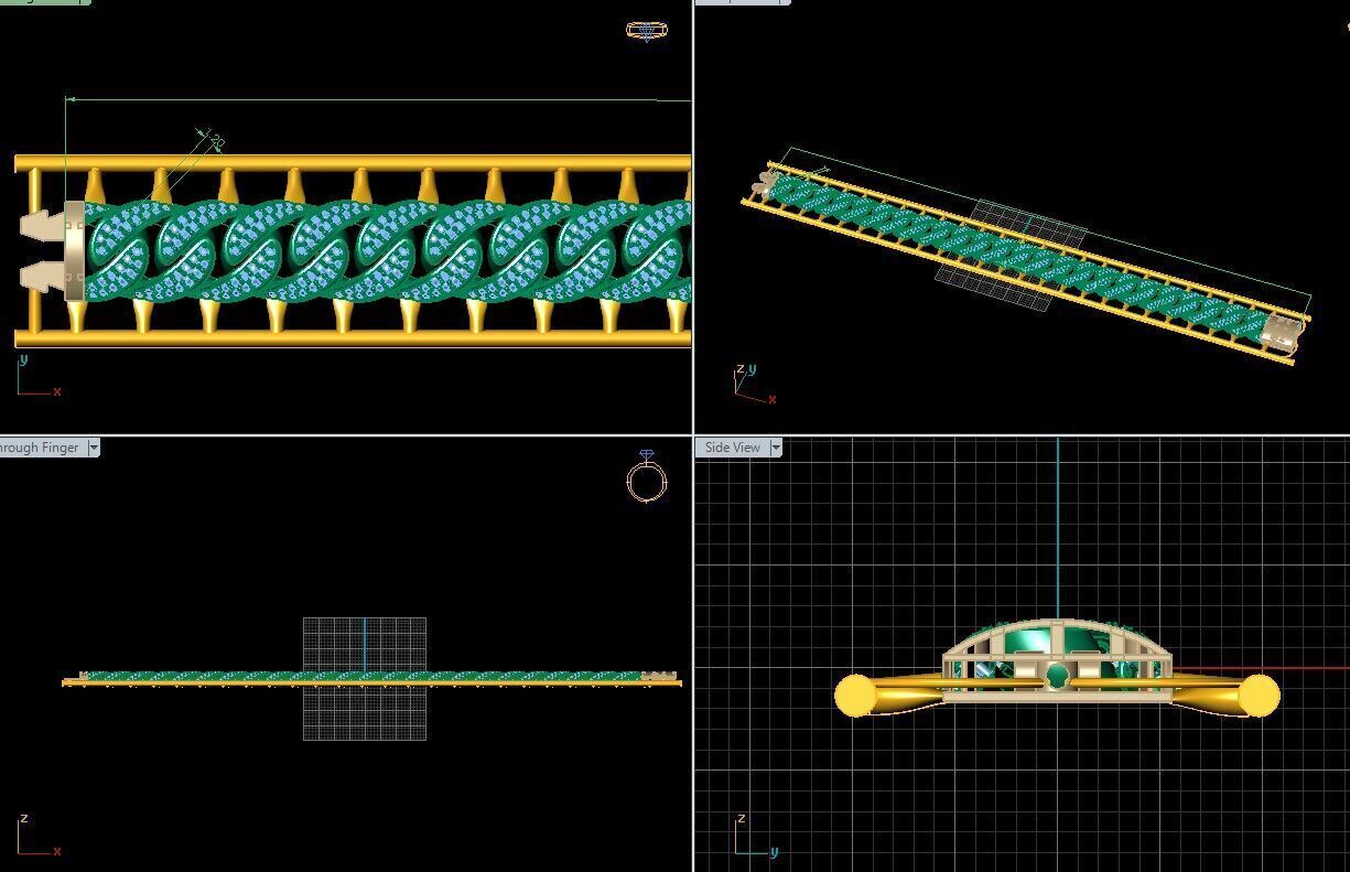 Cuban chain  3D print model_8