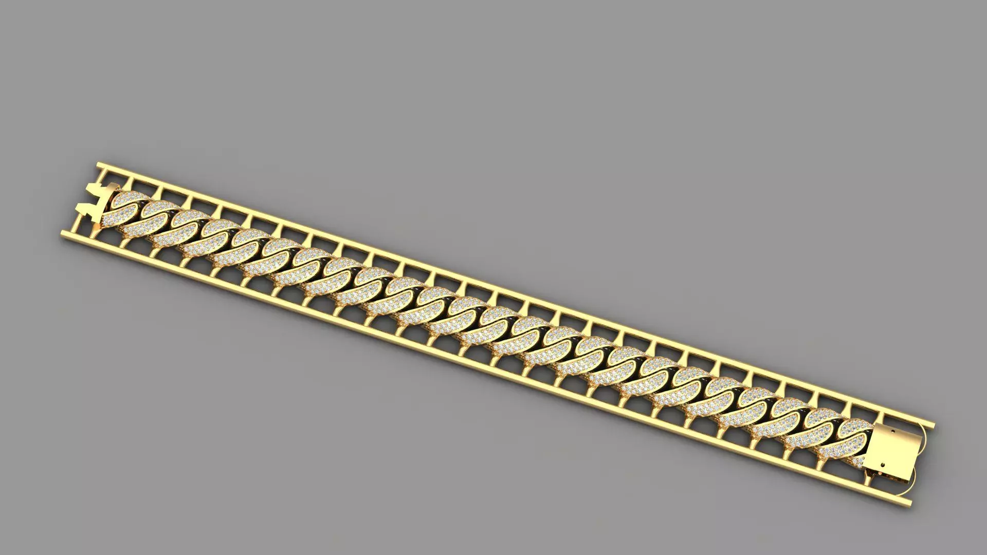 Cuban chain  3D print model_0