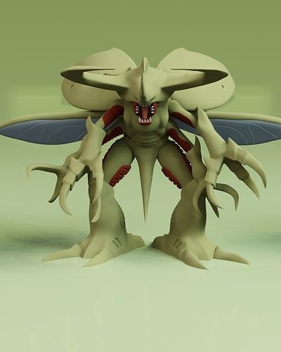 Hercules Kabuterimon Digimon 3D print model