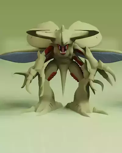 Hercules Kabuterimon Digimon 3D print model