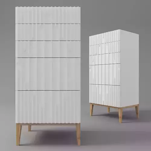 Stripe Dresser 3D model