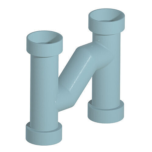 Exquisite PVC Fitting 3D print model