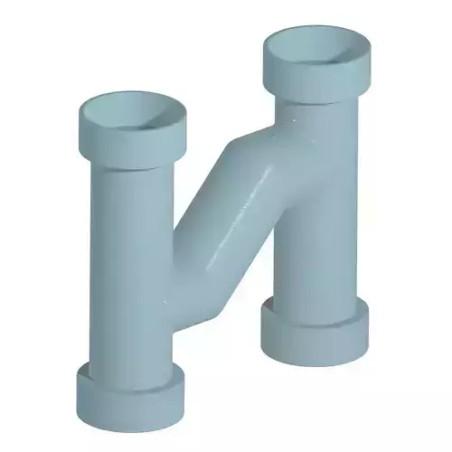 Exquisite PVC Fitting 3D print model