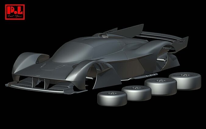 Aston Martin Valkyrie AMR Pro 2021 3D print model