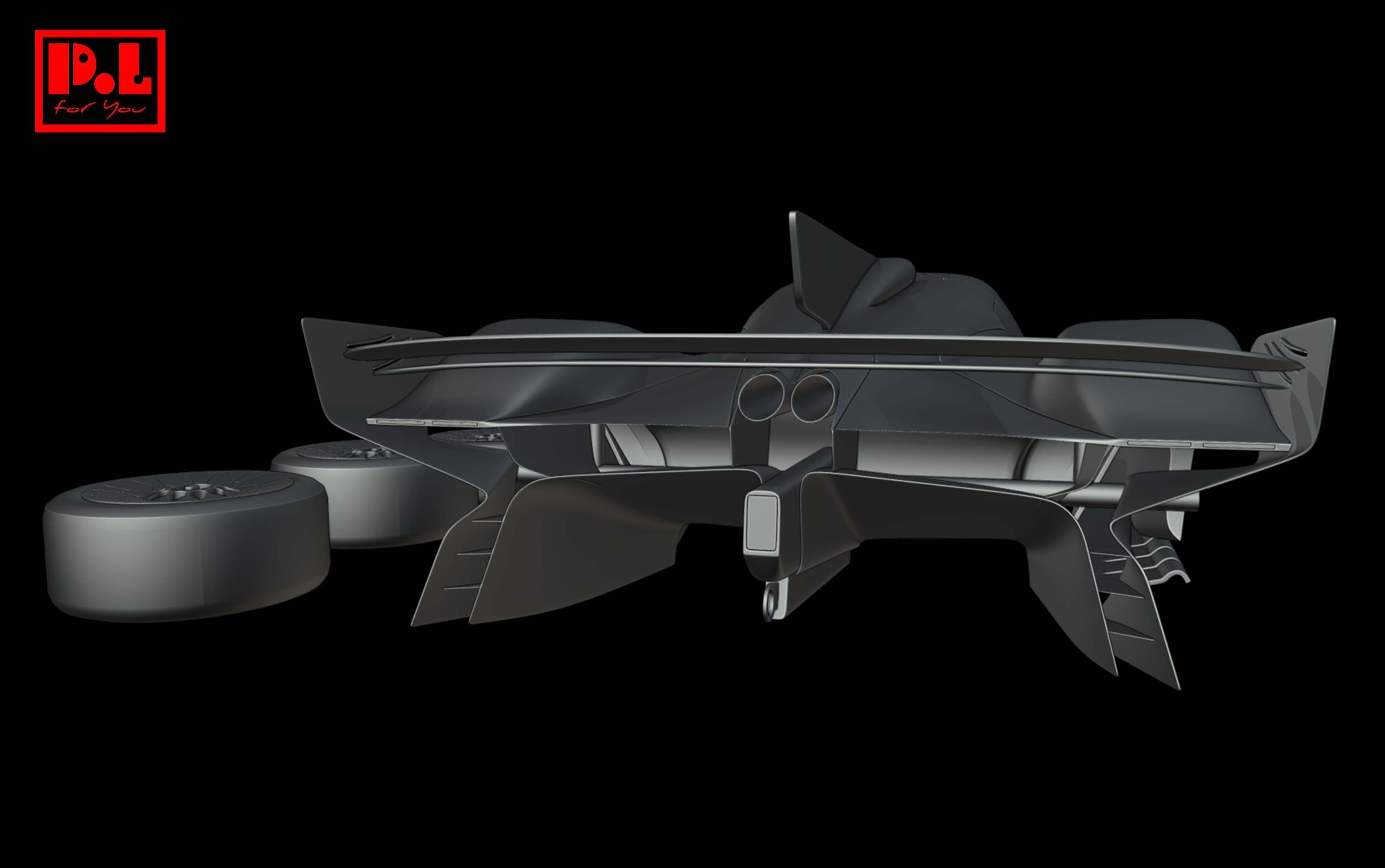 Aston Martin Valkyrie AMR Pro 2021 3D print model_3