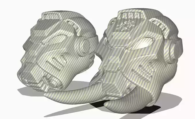 WEARABLE MARINE TERMINATORS HELMETS - 3D MODEL BUNDLE