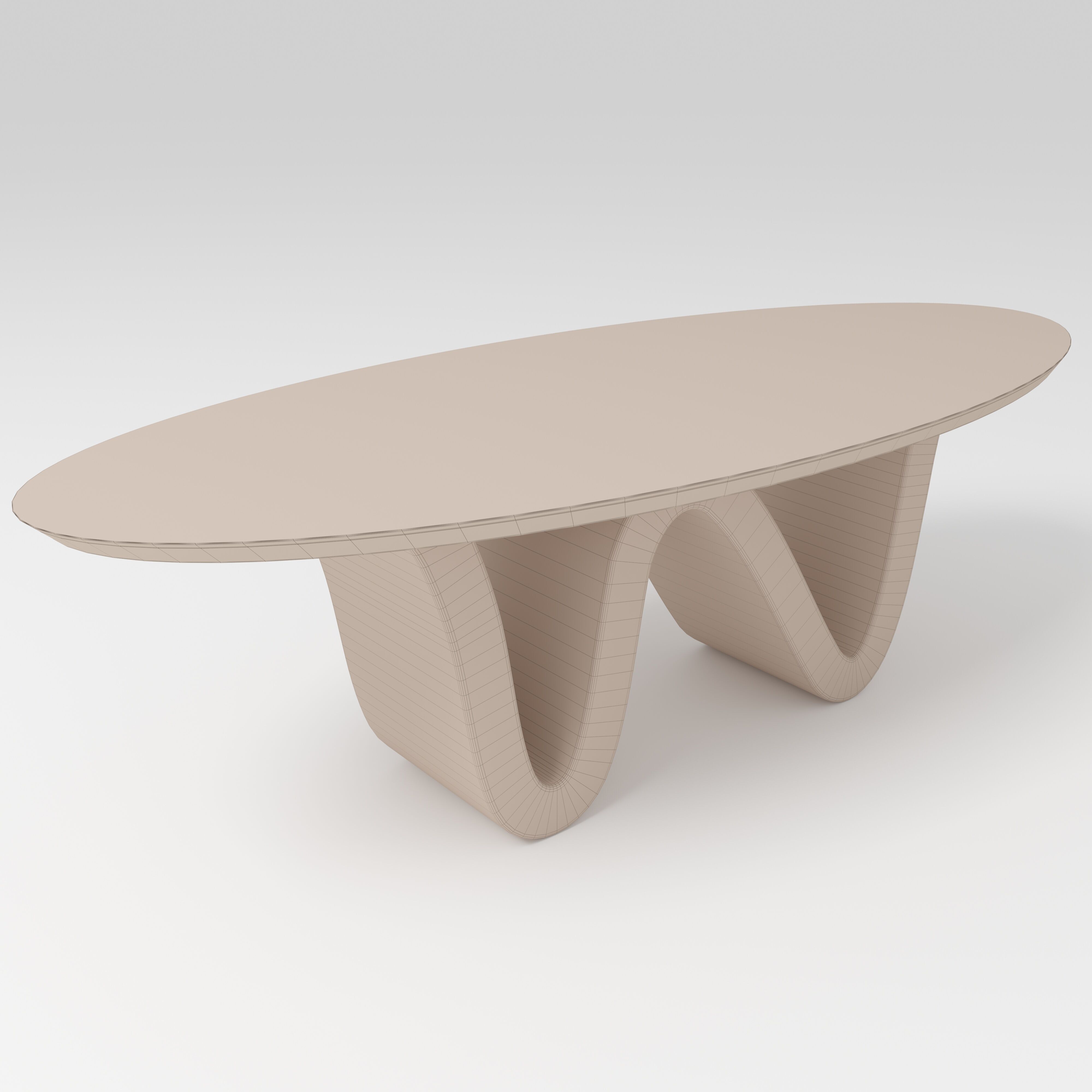 Slaw Table 3D model_2