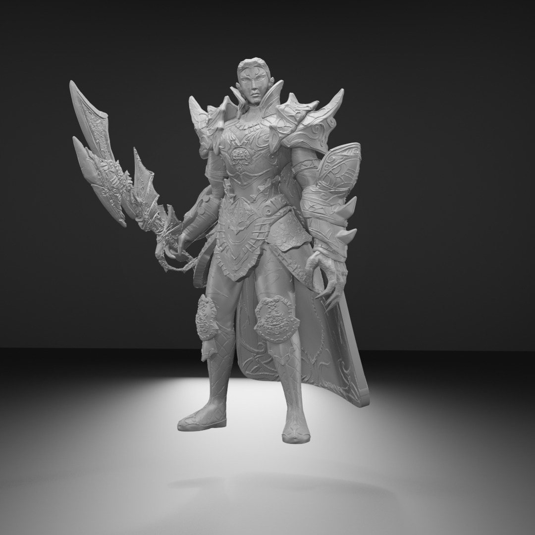 Metin2 Sura Gear Fan Art Dragon Tooth Blade Bone Plated Armor 3D print model_28