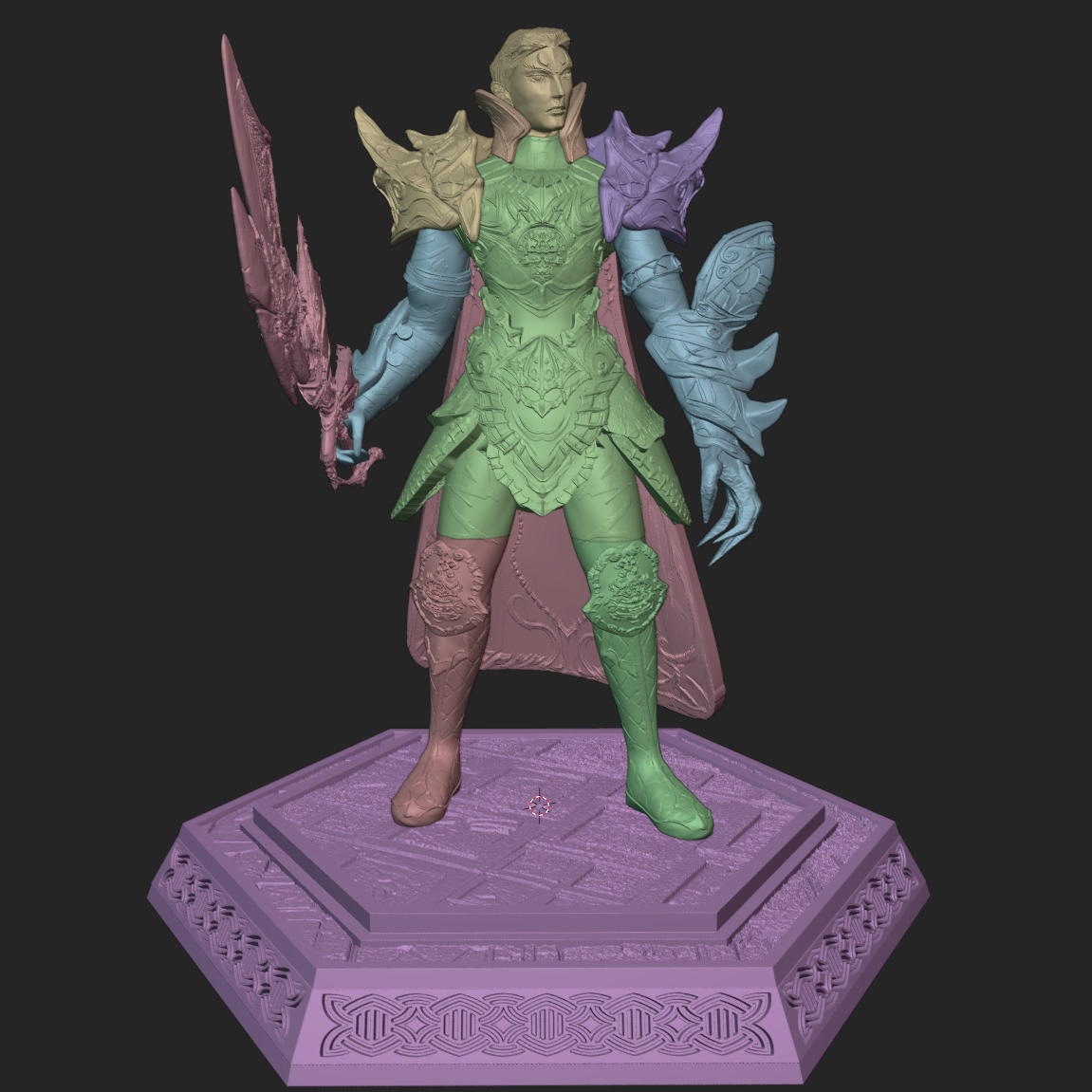 Metin2 Sura Gear Fan Art Dragon Tooth Blade Bone Plated Armor 3D print model_1