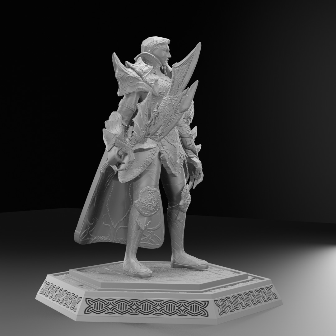 Metin2 Sura Gear Fan Art Dragon Tooth Blade Bone Plated Armor 3D print model_23