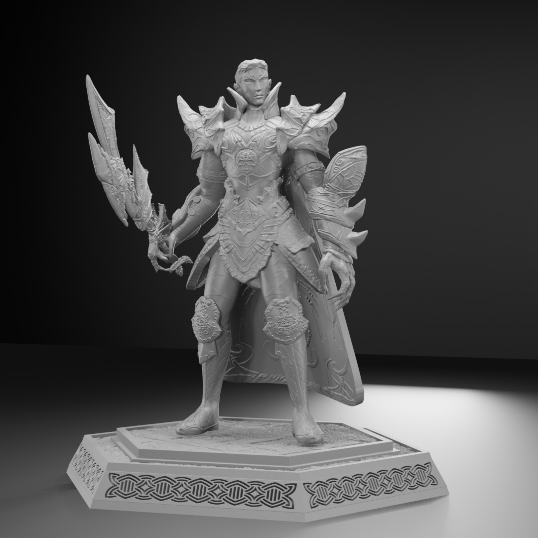 Metin2 Sura Gear Fan Art Dragon Tooth Blade Bone Plated Armor 3D print model_18