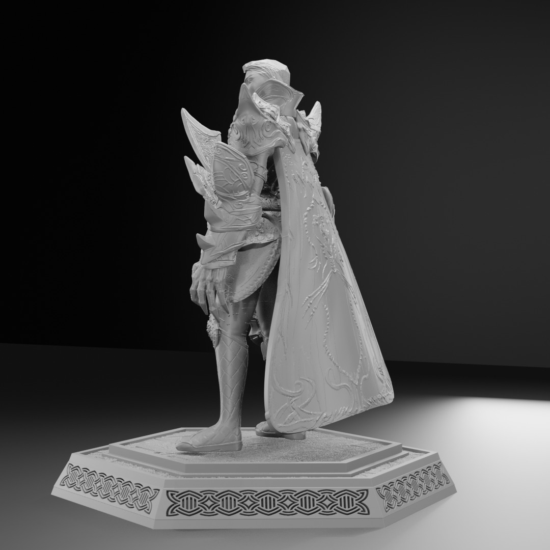 Metin2 Sura Gear Fan Art Dragon Tooth Blade Bone Plated Armor 3D print model_20