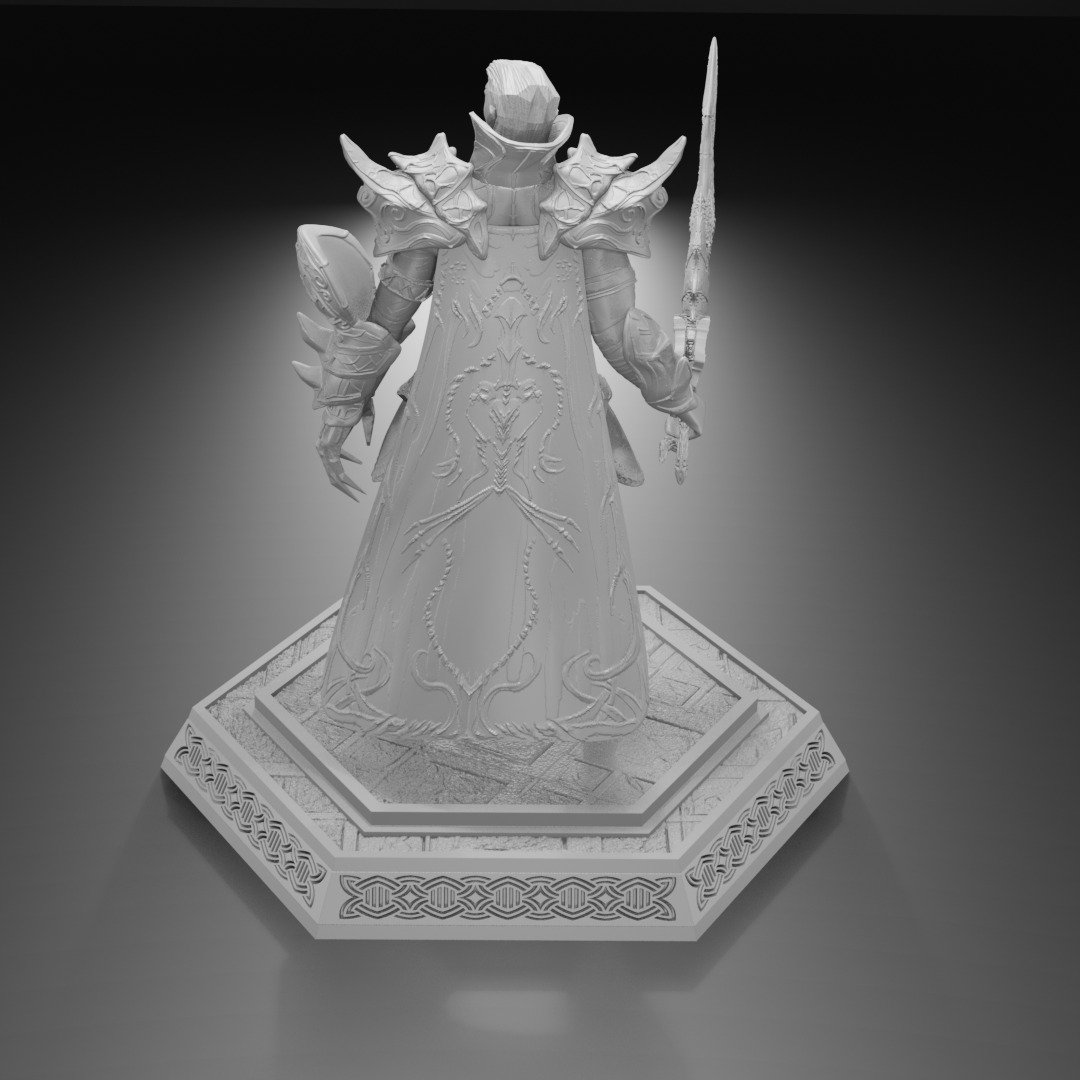 Metin2 Sura Gear Fan Art Dragon Tooth Blade Bone Plated Armor 3D print model_13