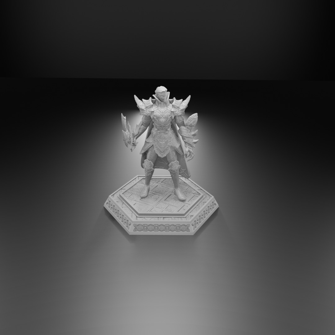 Metin2 Sura Gear Fan Art Dragon Tooth Blade Bone Plated Armor 3D print model_11