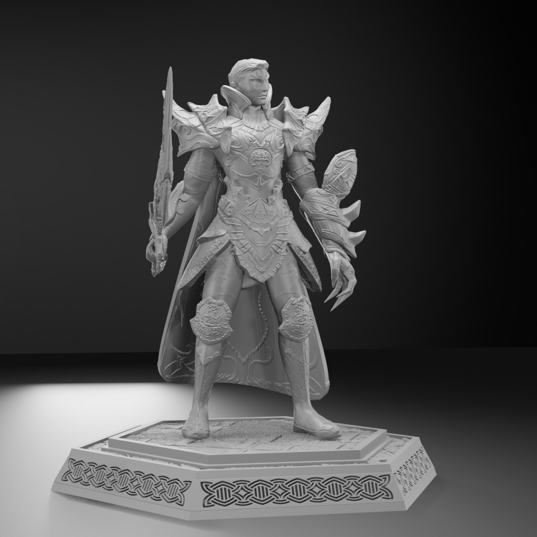 Metin2 Sura Gear Fan Art Dragon Tooth Blade Bone Plated Armor 3D print model_24