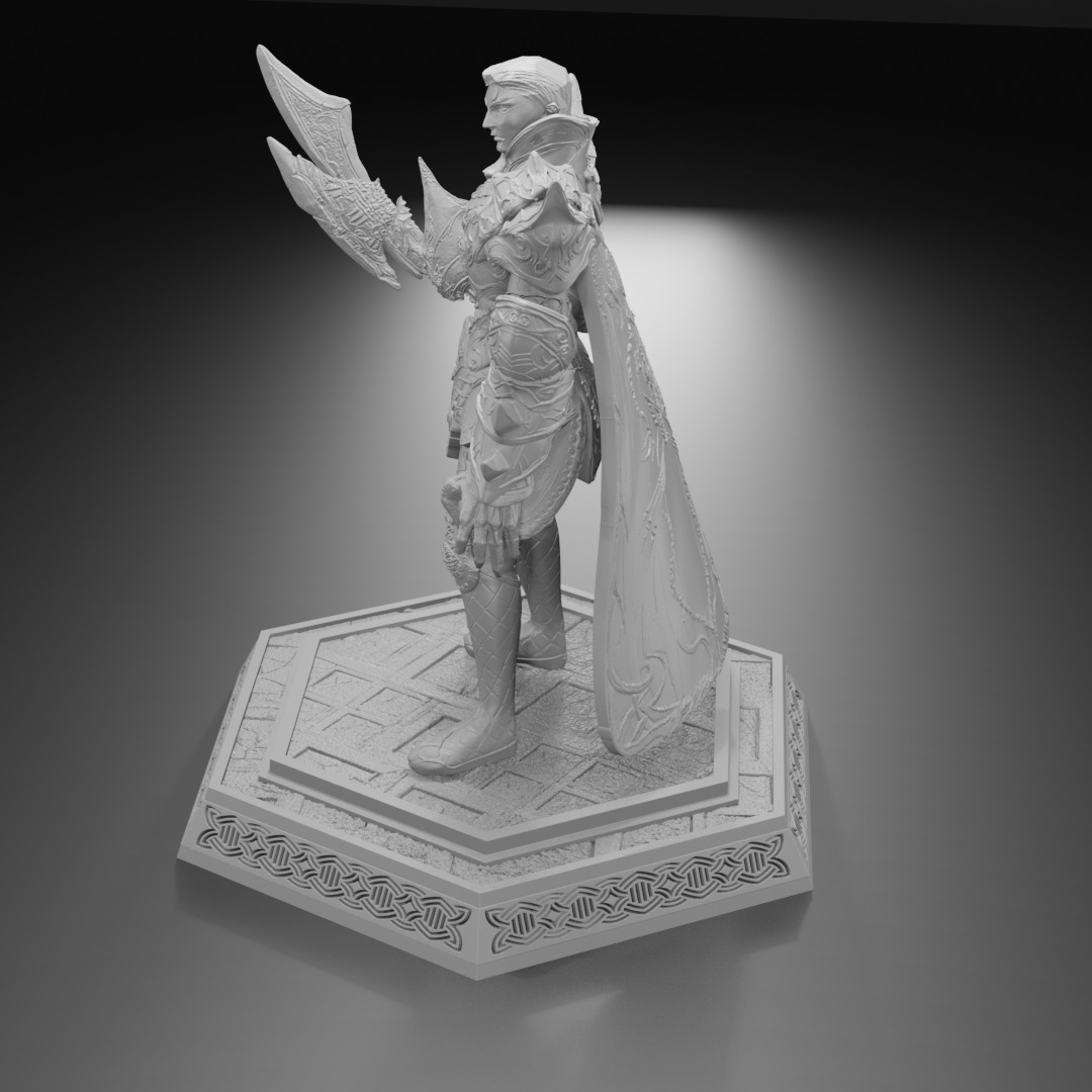 Metin2 Sura Gear Fan Art Dragon Tooth Blade Bone Plated Armor 3D print model_12